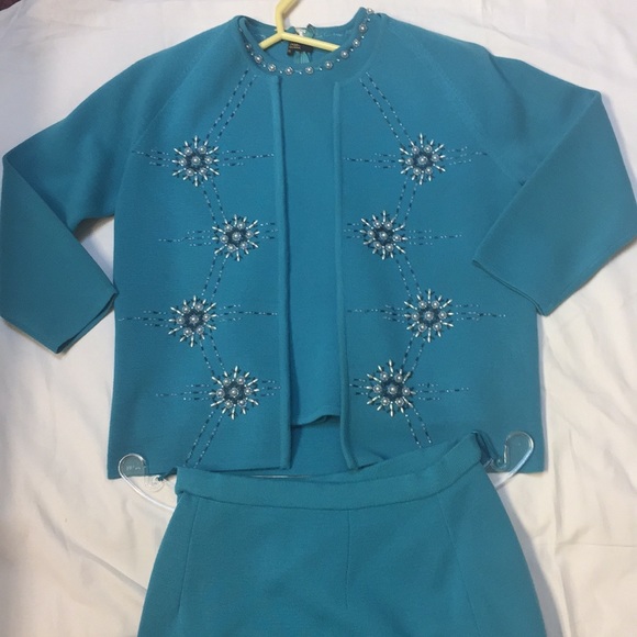 Vintage Helen Wong Three Woollen suit 3piece - Picture 2 of 14